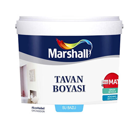 MARSHALL TAVAN BOYASI BEYAZ 6 LT HACİM 10 KG AĞIRLIK