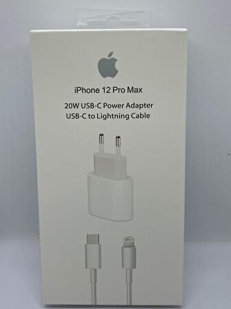 Apple USB-C 20W Iphone 12 Pro Güç Adaptörü ve Iphone to Type C Kablo Seti