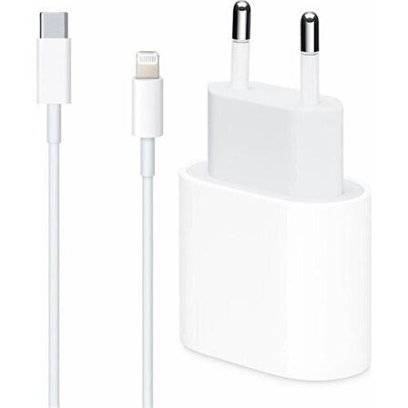 Apple USB-C 20W Iphone 12 Pro Güç Adaptörü ve Iphone to Type C Kablo Seti