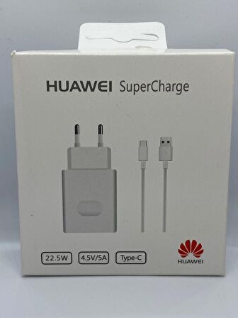 Huawei 22.5W Şarj Adaptörü ve Type C USB Kablo Seti