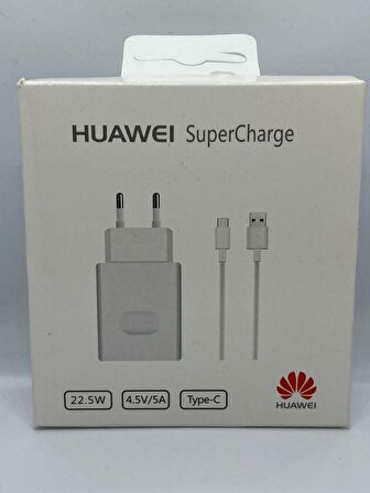 Huawei 22.5W  Şarj Adaptörü ve Type C USB Kablo Seti