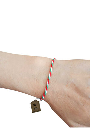 Şans Bilekliği , Ip Bileklik ,kartlı Marteniçka Ipli Uğur 3 Adet