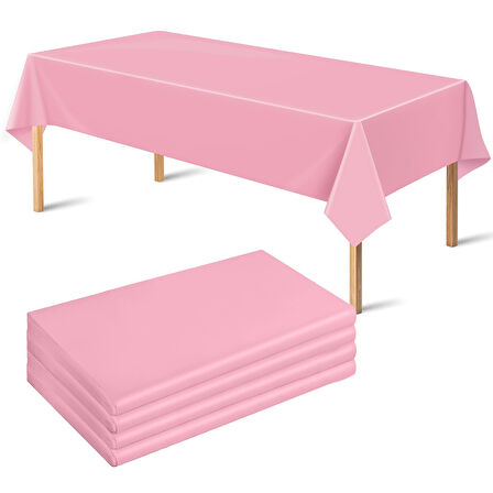 MASA ÖRTÜSÜ BASKISIZ PEMBE DOĞUM GÜNÜ, MEVLİT, PARTİLER İÇİN MASA ÖRTÜSÜ 120x180