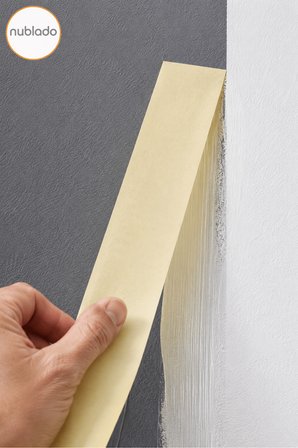 Maskeleme Bandı 48 mm x 25 Metre Kağıt Boyacı Bandı İz Bırakmaz Ahşap Cam Metal Duvar Oto Boya Tadilat Dekorasyon İnşaat Yüzey Koruma Bandı Profesyonel Kullanım Kolay Sökülen Güçlü Yapışkanlı Tek Rulo