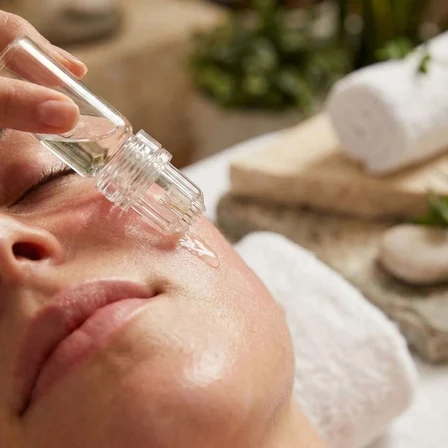 Yüz ve Boyun için Gözenek Sıkılaştırıcı Serum Mikro İğne Cilt Bakım Serumu Anti Aging