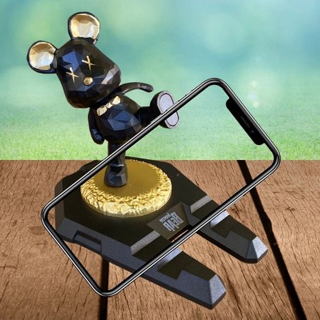 Tablet Standı Ayıcıklı Telefon ve Masa Üstü Telefon ve Tablet Standı Aparatı