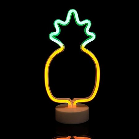 16 cm Kullanıma Uygun Ananas Neon LED Lamba