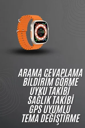 Akıllı Saat Arama Cevaplayan Bildirim Görme Yeni Nesil Bluetooth Bağlantılı