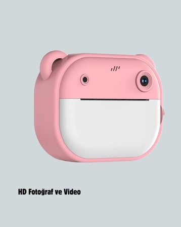 Termal Baskılı HD Şipşak Kamera 24MP Çift Lensli 32GB Hafızalı