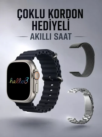 Akıllı Saat Yeni Nesil Bluetooth Bağlantılı Uyku Sağlık Takibi GPS Ve NFC Uyumlu