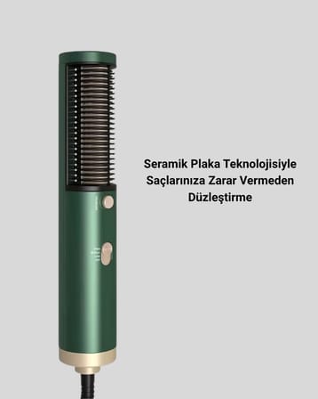 200°C Seramik Plakalı Saç Düzleştirici – Elektriklenme Önleyici İyon Teknolojisi