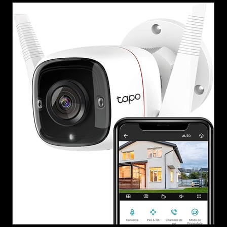 TP-LINK Tapo TC65 (C310) 30Mpix İç ve Dış Mekan IP66 WiFi 30Mt. Gece Görüşü İki Yönlü Ses Güvenlik K