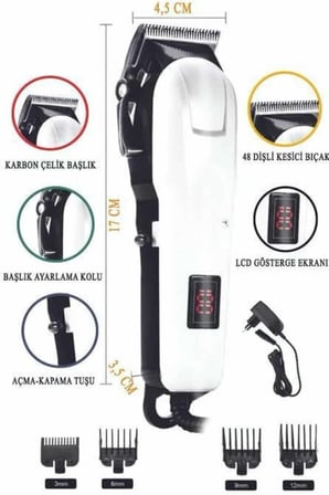 Kablosuz Saç Kesme Makinesi Epilasyon Öncesi Kısaltma Makinesi