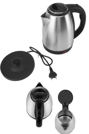 Elektrikli Paslanmaz Çelik Su Isıtcı Çelik Kettle 1.8 Lt. Uzun Ömürlü