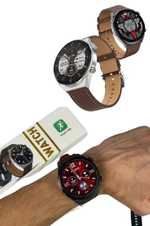 Akıllı Saat Çelik Kordon Çağrı Cevaplama Amoled Ekran Titreşimli Uyku ve Sağlık Takibi Yeni Nesil
