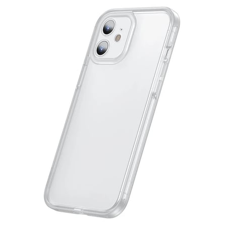 Baseus iPhone 12 Mini Kamera Lens Koruyuculu Frame Kılıf-(5775)