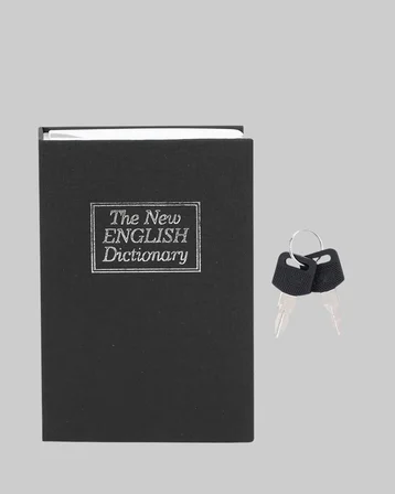 Gizli Kitap Kasa – Metal Gövdeli Anahtarlı