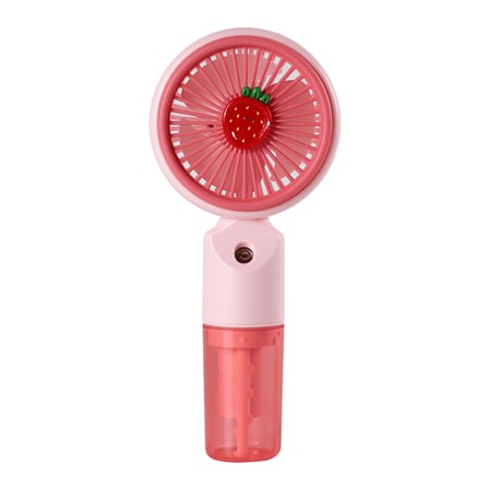 FENY FN-F50 PEMBE 3 Kademeli Hız Buharlı Ferahlık Elde Kullanım Dahili 800mAh Bataryalı Type-C Şarj 