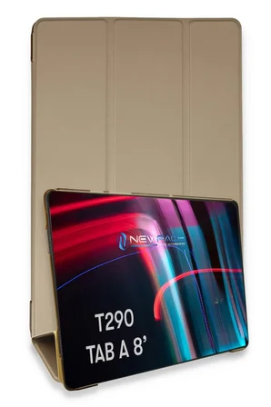 Mey İthalat® Samsung Galaxy T290 Tab A 8 Kılıf Tablet Smart Kılıf - Gold