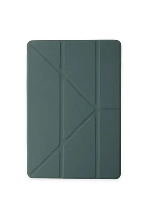 Mey İthalat® iPad 2022 10.9 (10.nesil) Kılıf Kalemlikli Mars Tablet Kılıfı - Koyu Yeşil