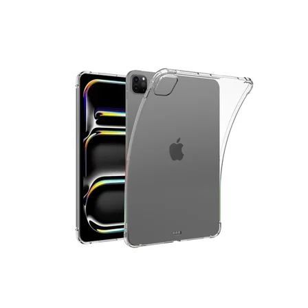Mey İthalat® iPad Pro 11 (2024) Kılıf Anti Shock Tablet Silikon - Şeffaf