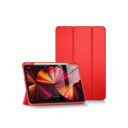Mey İthalat® iPad Pro 11 (2024) Kılıf Tablet Smart Kılıf - Kırmızı