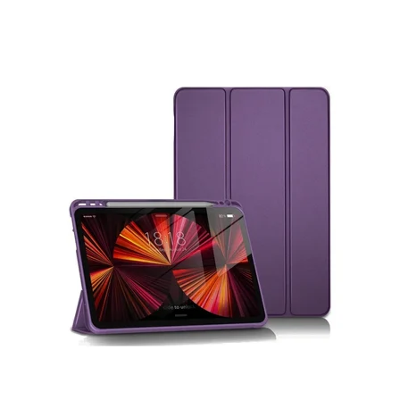 Mey İthalat® iPad Pro 11 (2024) Kılıf Tablet Smart Kılıf - Mor