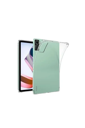 Mey İthalat® Redmi Pad SE 4G Kılıf Anti Shock Tablet Silikon - Şeffaf