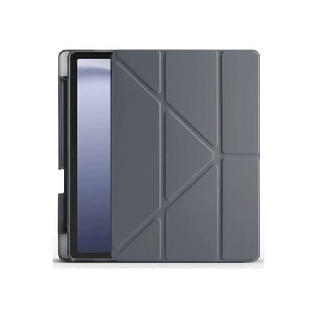 Mey İthalat® Huawei Honor Pad X9 11.5 Kılıf Kalemlikli Mars Tablet Kılıfı - Koyu Gri