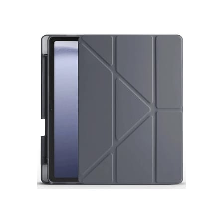 Mey İthalat® Huawei Honor Pad X9 11.5 Kılıf Kalemlikli Mars Tablet Kılıfı - Koyu Gri