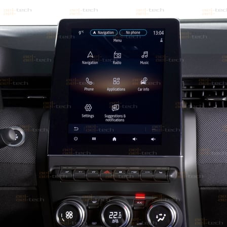Renault Clio 5 R Link Uyumlu 9.3 Inç MAT Navigasyon Nano Ekran Koruyucu 2023-2025