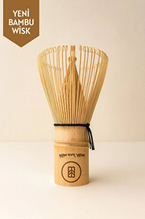 Matcha Whisk El Yapımı Özel Bambu Köpürtücü