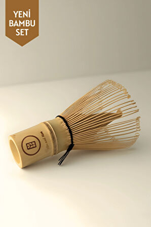 Mim and More Bamboo Matcha Whisk Chasen & Bamboo Matcha Kaşık Chashaku Set