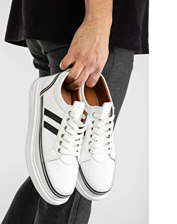 Matias Erkek Günlük Rahat Dikişli Hafif Poli Taban Yürüyüş Garantili Spor Ayakkabı MATIAS-7108