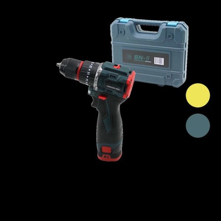 24v Fırçasız Şarjlı Darbeli Matkap + Uç Seti - 5.0ah, 1550 Rpm, 2 Batarya