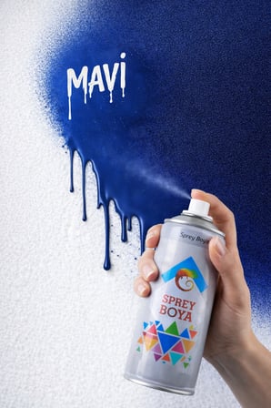 400 ml Metal Ahşap Beton Yüzeylere Uygun Sprey Boya Hobi Dekoratif Amaçlı Sprey Boya