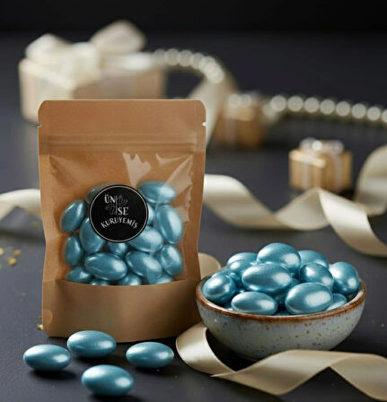 Mavi Çikolatalı Badem Şekeri (200 GR)