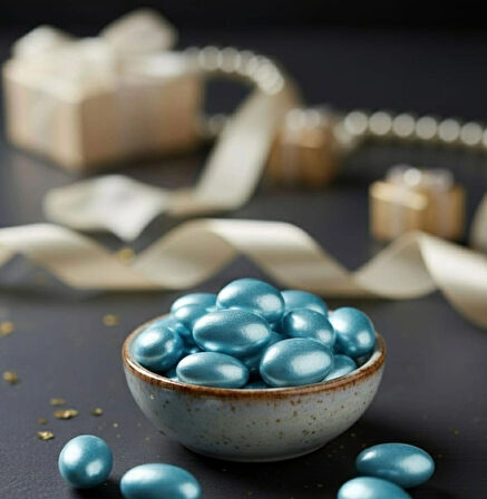 Mavi Çikolatalı Badem Şekeri (200 GR)