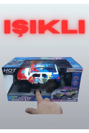 1:15 ÖLÇEK 27 MHZ IŞIKLI 15 KM HIZLI ŞARJLI FULL FONKSİYON UZAKTAN KUMANDALI OFF ROAD ARABA