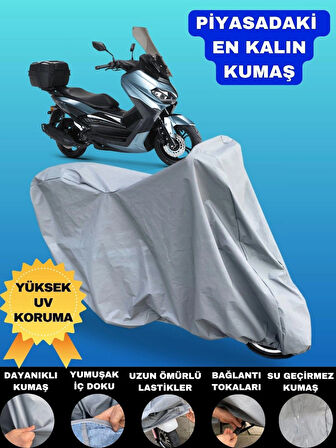 Yamaha Xmax 250 Premium Yeni Nesil Süper Kalın Motosiklet Brandası Su Geçirmez