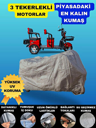 Motolux Fayton FX11 Premium Yeni Nesil Süper Kalın Motosiklet Brandası Su Geçirmez