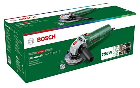 Bosch Spiral Avuç Içi Taşlama Sipral 750 Watt 115 Mm + 115 Mm Metal Kesme Diski Hediyeli