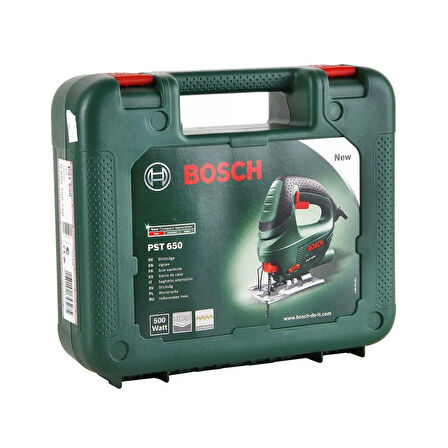 Bosch Dekupaj Testere Makinası Dekopaj Testere + 10 Parça Metal Ahşap Karışık Testere Bıçağı Seti