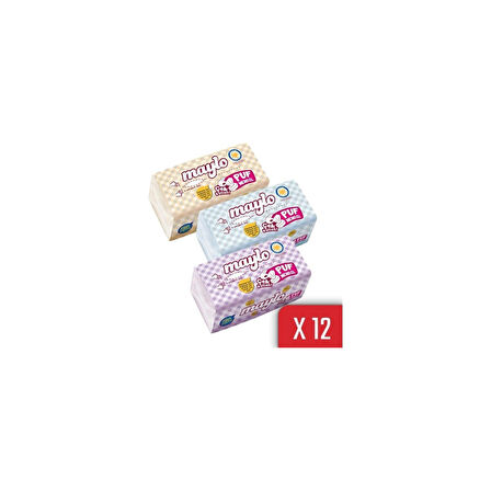 Maylo Puf Mendil Kış Serisi 150 Yaprak 12'li Paket