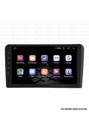 Audi A3 Android Multimedya 4gb Ram Carplay Navigasyon Ekran - Myway