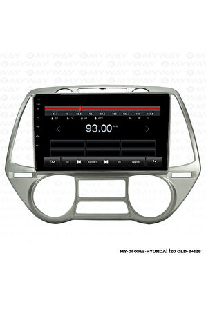 Hyundai I20 Android Multimedya 4gb Ram Carplay Navigasyon Ekran - Myway