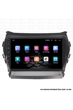 Hyundai Ix45 Android Multimedya 4gb Ram Carplay Navigasyon Ekran - Myway