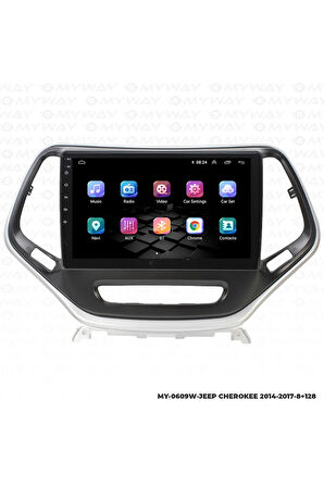 Jeep Cherokee Android Multimedya 4gb Ram Carplay Navigasyon Ekran - Myway