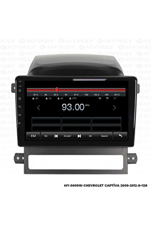 Chevrolet Captiva Android Multimedya 4gb Ram Carplay Navigasyon Ekran - Myway