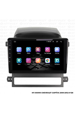 Chevrolet Captiva Android Multimedya 4gb Ram Carplay Navigasyon Ekran - Myway